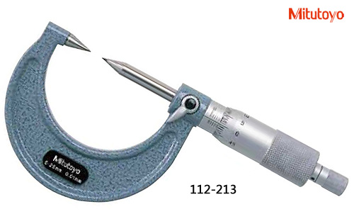 B0410-001-三豐-112-213尖頭千分尺 0-25（帶硬質合金型