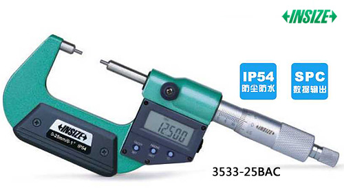 B0411-002-英示-3533-25BAC數顯花鍵千分尺 0-25